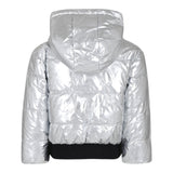 KARL LAGERFELD giubbino tinta unita con cappuccio Argento per Bambina Z30233 ARGENTO KARL LAGERFELD 