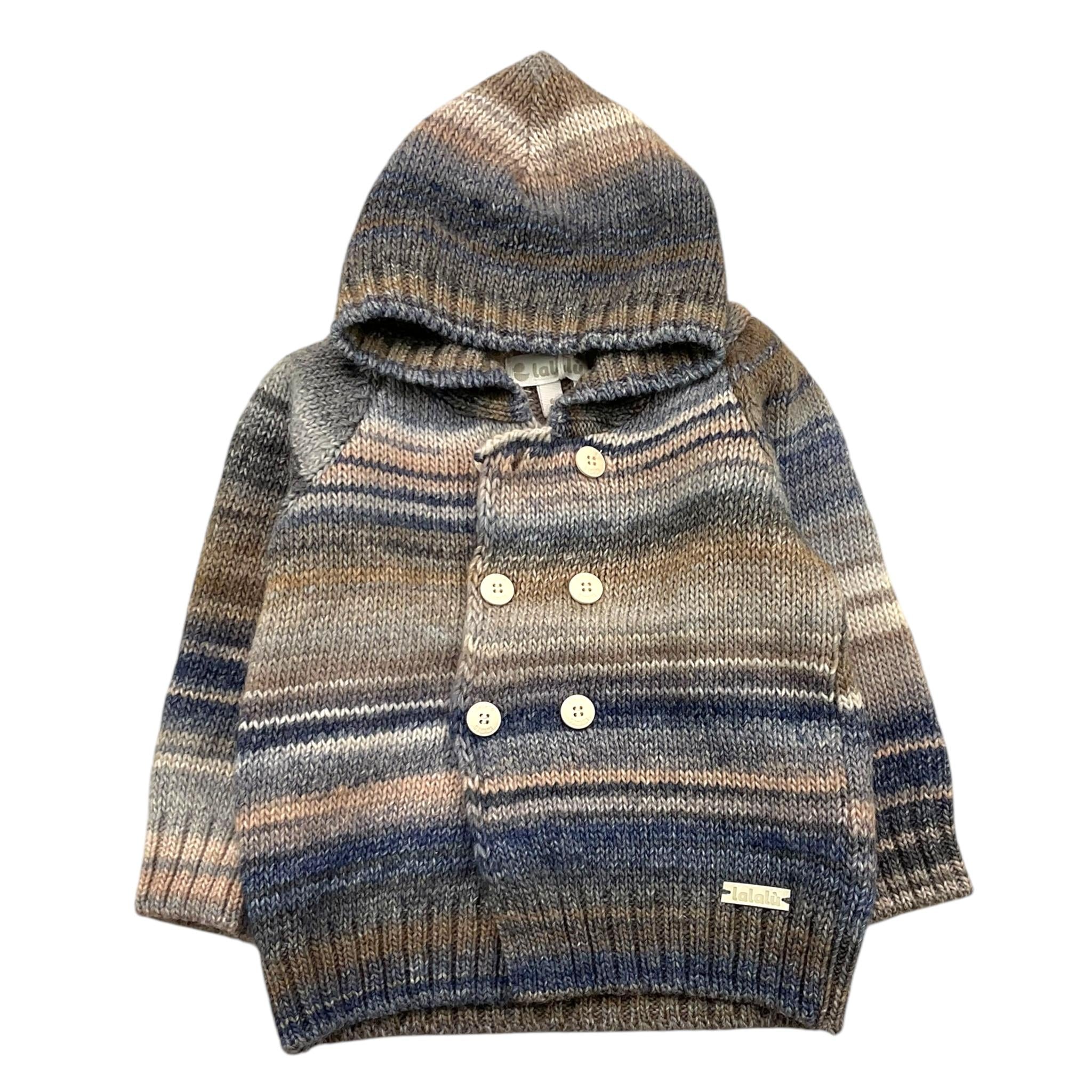 LALALU' cardigan con cappuccio multicolor Multicolor per Neonato GBL03N MULTICOLOR LALALU' 