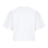 STELLA McCARTNEY t-shirt girocollo tinta unita con stampa in contrasto Bianco per Bambina TV8C41 BIANCO STELLA McCARTNEY 
