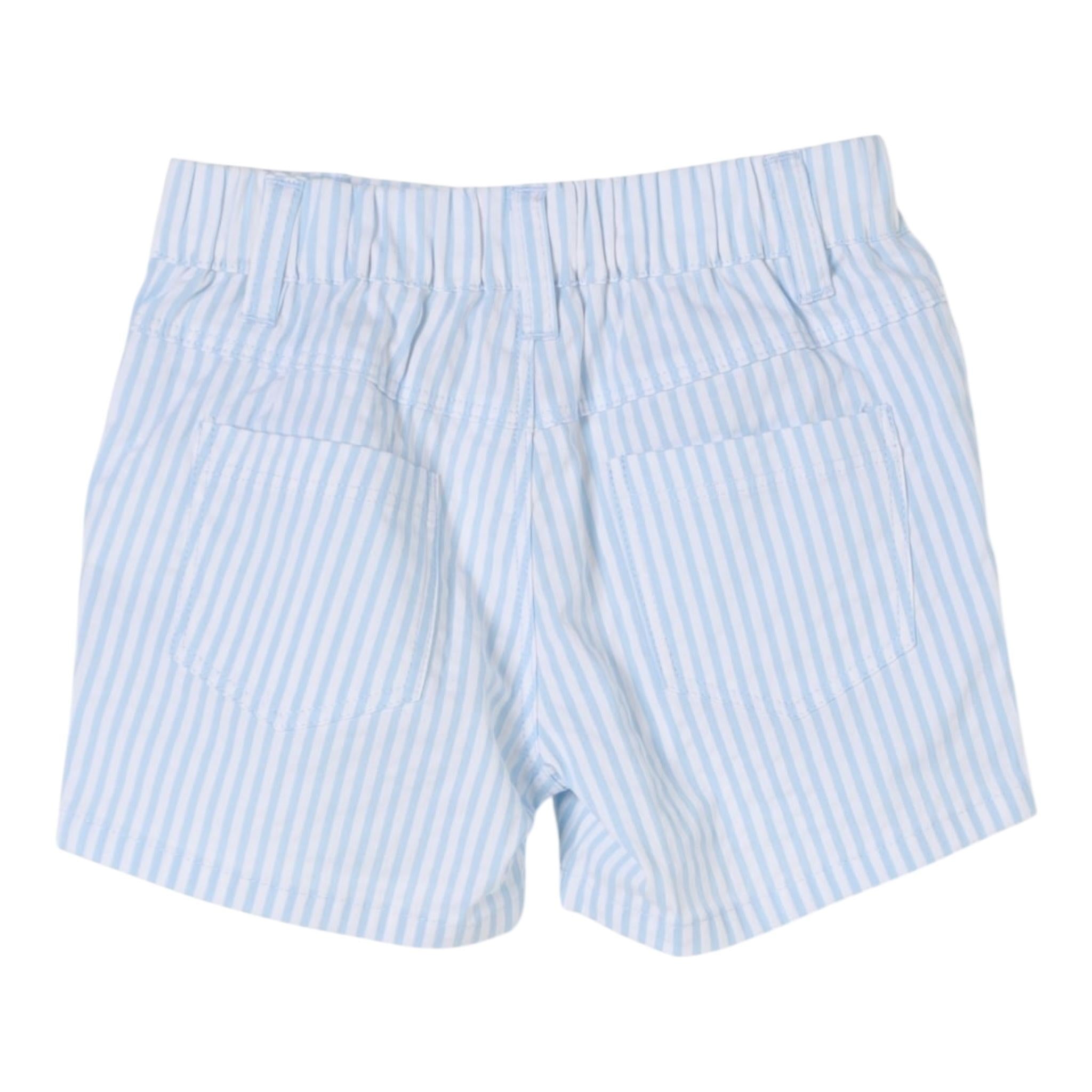 Moschino Bermuda Fantasia A Righe per Bambino MUQ01DJ BIANCO/AZZURRO MOSCHINO 