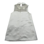 Elisabetta Franchi Abito Giromanica Tinta Unita con Brillantini per Bambina EFAB618XX BIANCO ELISABETTA FRANCHI 