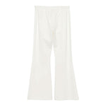 TWINSET pantalone modello a zampa tinta unita con spacchi Bianco per Bambina 242GJ2045X BIANCO TWINSET 