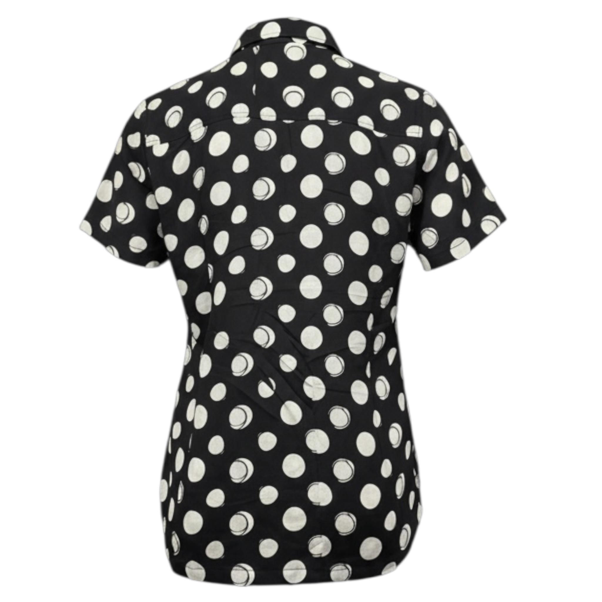 I'M Brian Camicia tinta unita con Fantasia Pois Nero per Bambino PA2844J NERO I'M BRIAN 