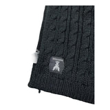 PATRIZIA PEPE sciarpa tinta unita con logo Nero per Bambina 7F0019 NERO PATRIZIA PEPE 