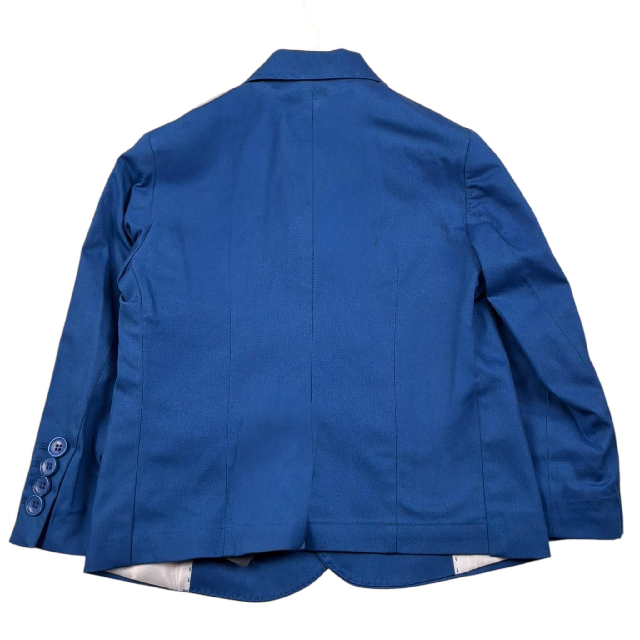 Manuell & Frank Giacca Tinta Unita per Bambino MF6025B BLU MANUELL & FRANK 