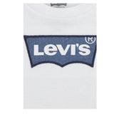 Levi'S T-Shirt Girocollo Tinta Unita con Logo per Neonato 6EM318 BIANCO LEVI'S 