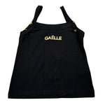 Gaelle Canotta Tinta Unita con Logo per Bambina 2746M00105 NERO GAELLE 