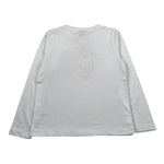 Mariuccia Shirt Girocollo tinta unita con Stampa Brillantinata Bianco per Bambina MBFW23T209 BIANCO MARIUCCIA 