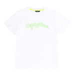 Refrigiwear T-Shirt Girocollo Tinta Unita con Stampa per Bambino 110TRMJS25 BIANCO REFRIGIWEAR 