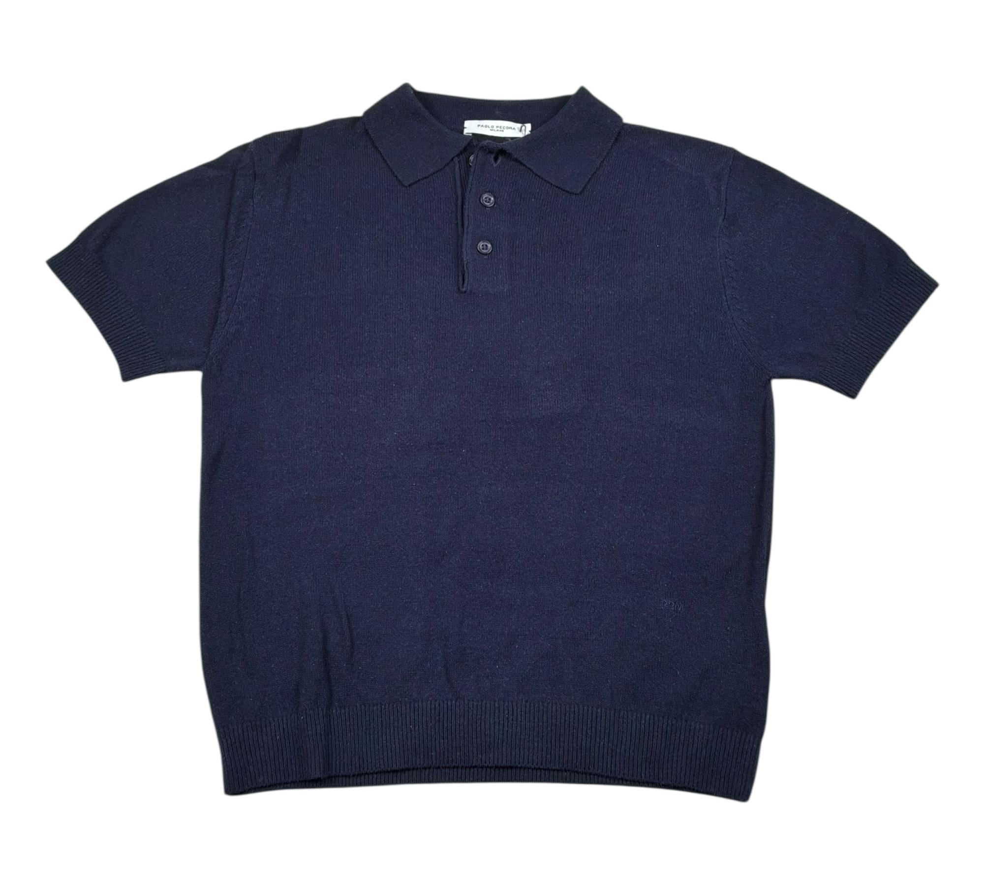 Paolo Pecora Polo Mezza Manica Tinta Unita per Bambino PP4283 BLU PAOLO PECORA 