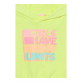 Billieblush Felpa Smanicata Tinta Unita con Cappuccio per Bambina U20846X GIALLO FLUO BillIEBLUSH 