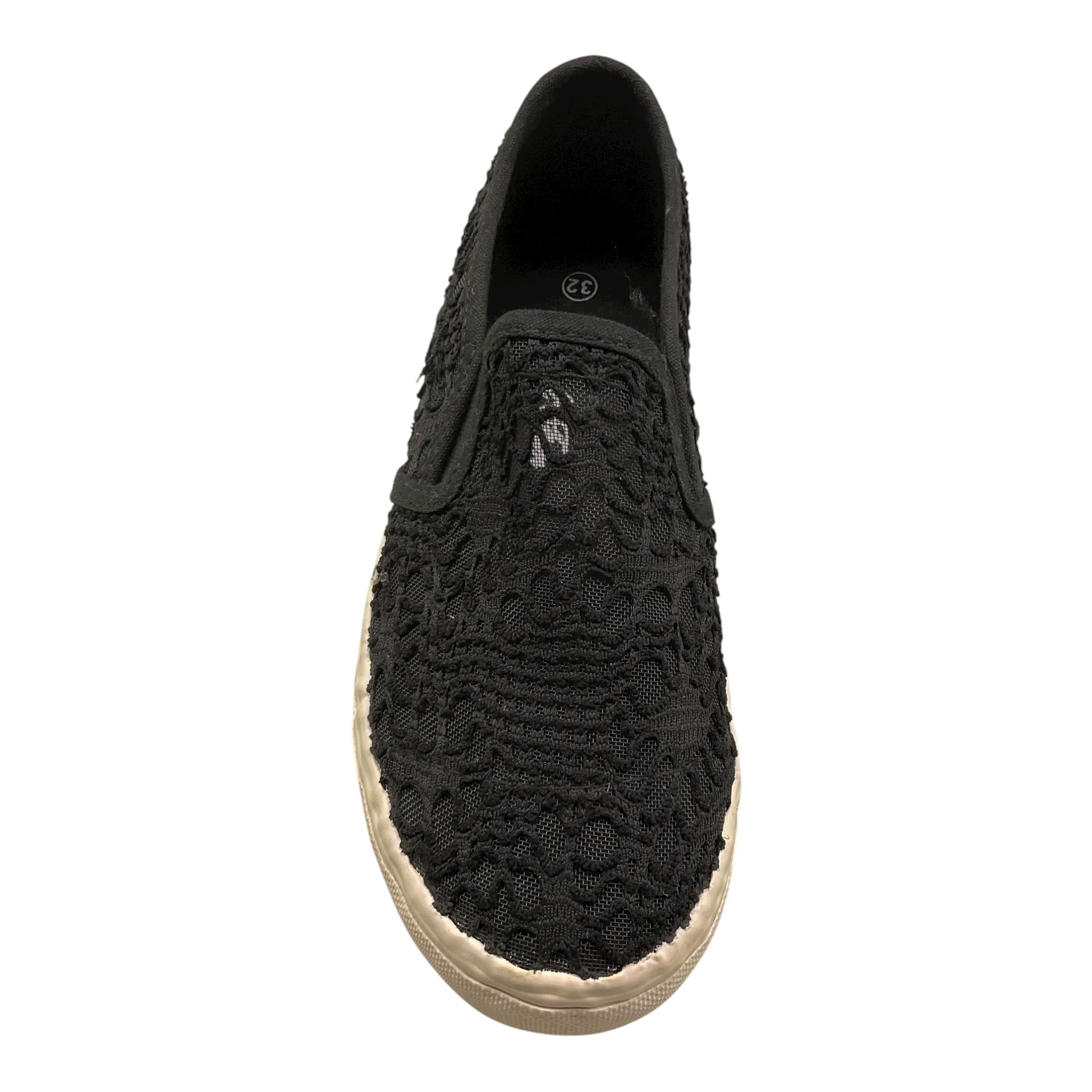 Fun & Fun Sneakers Tinta Unita con Ricami per Bambina FNJAC8769 NERO FUN & FUN 