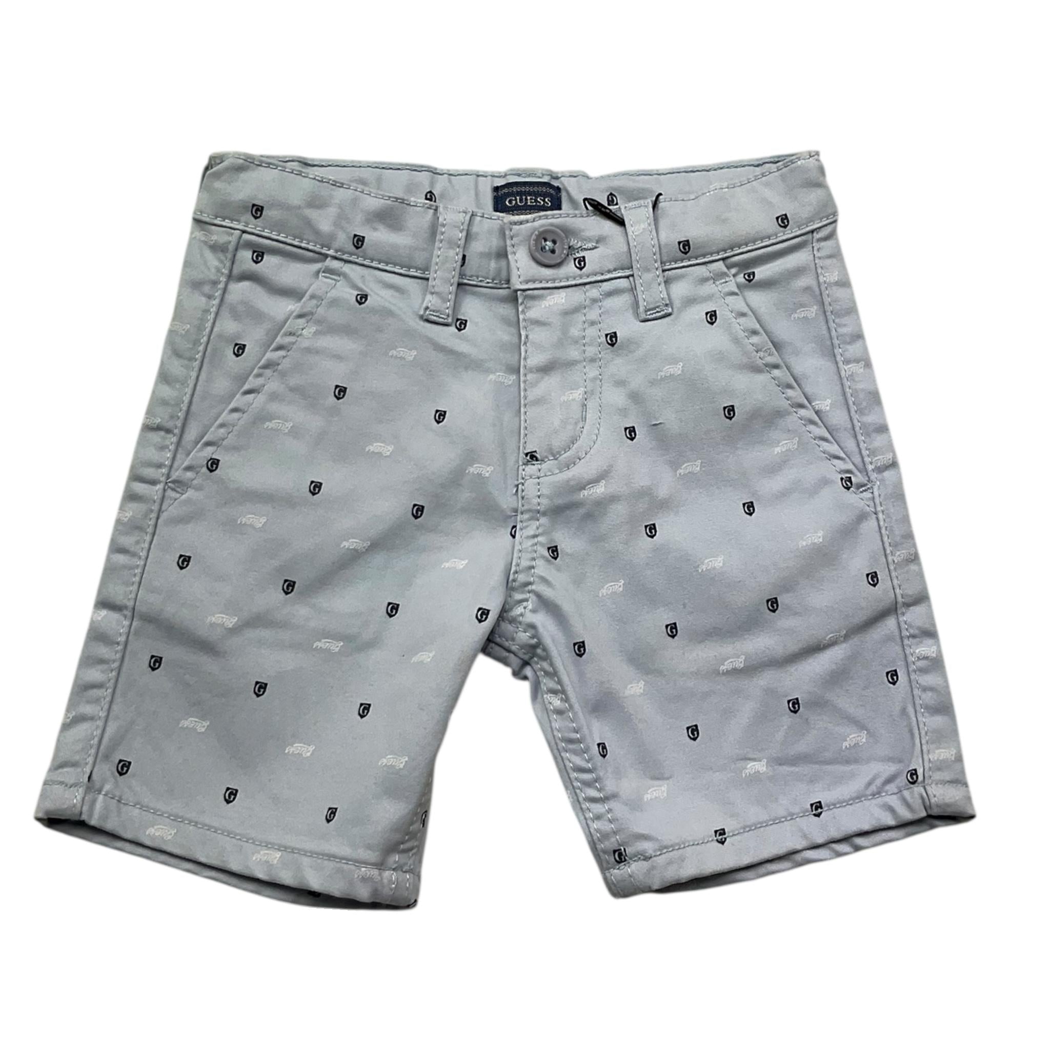 Guess Bermuda Tinta Unita con Girovita Regolabile per Neonato N5RD04WFPMAN AZZURRO GUESS 