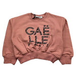 GAELLE felpa chiusa girocollo tinta unita cn stampa logo Rosa per Bambina 2741F00318X ROSA GAELLE 