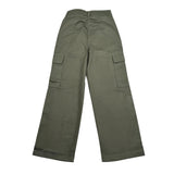 Vicolo Pantalone Tinta Unita Modello Palazzo  per Bambina 3141P1184 VERDE VICOLO 