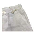 Little Bear Bermuda Tinta Unita con Girovita Regolabile per Neonato 8229N BIANCO LITTLE BEAR 