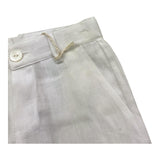 Little Bear Bermuda Tinta Unita con Girovita Regolabile per Neonato 8229N BIANCO LITTLE BEAR 