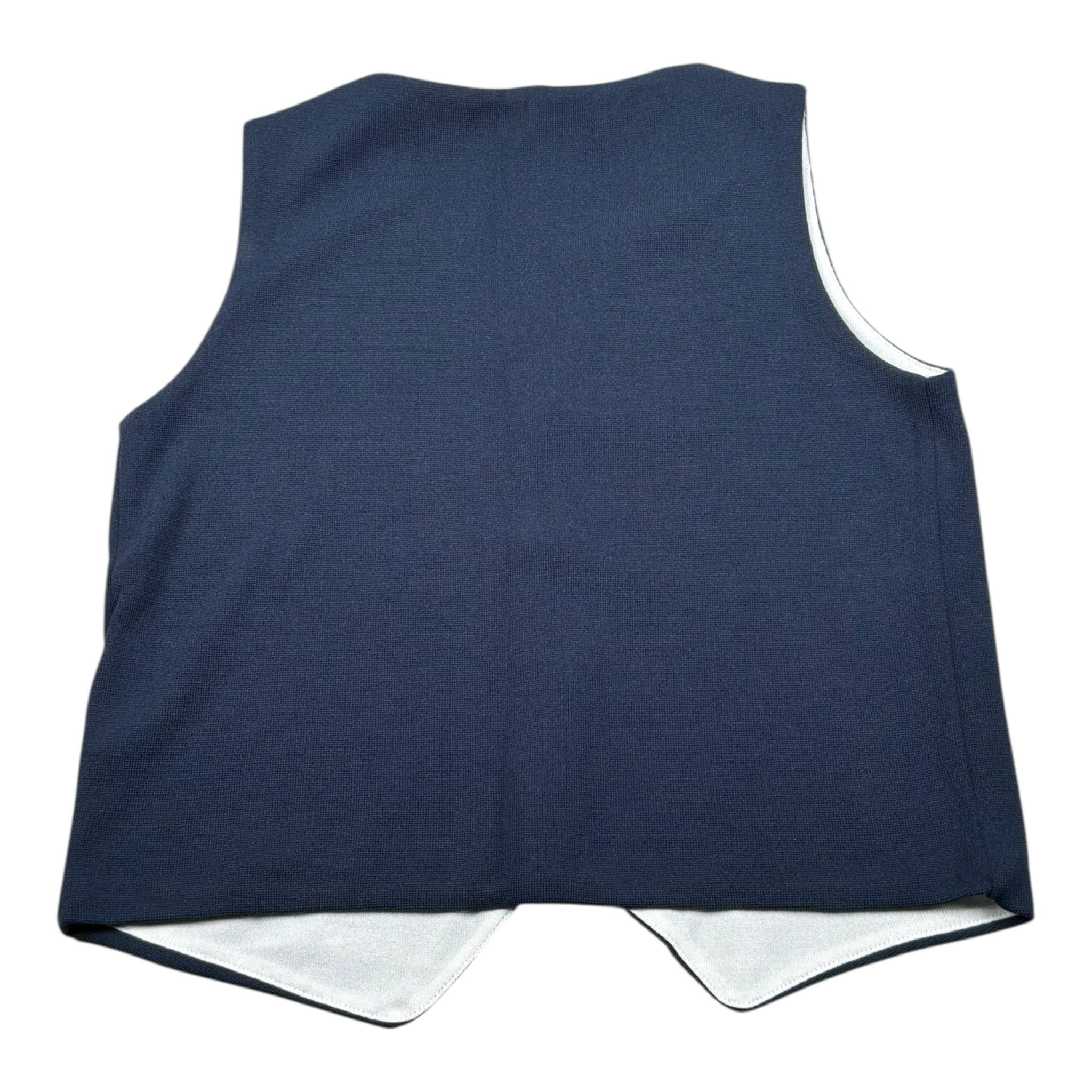 Nera 20.52 Gilet Tinta Unita con Bottoni per Bambino N15435 BLU NERA 20.52 