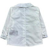 Trussardi Camicia Manica Lunga Tinta Unita con Logo per Neonata TIP26127CA BIANCO TRUSSARDI 