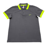 Suns68 Polo Mezza Manica Tinta Unita per Bambino CPA35321 GRIGIO SUNS68 