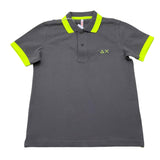 Suns68 Polo Mezza Manica Tinta Unita per Bambino CPA35321 GRIGIO SUNS68 