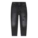 EMPORIO ARMANI jeans tinta unita con elastico in vita Nero per Bambino 6R4J79 NERO EMPORIO ARMANI 