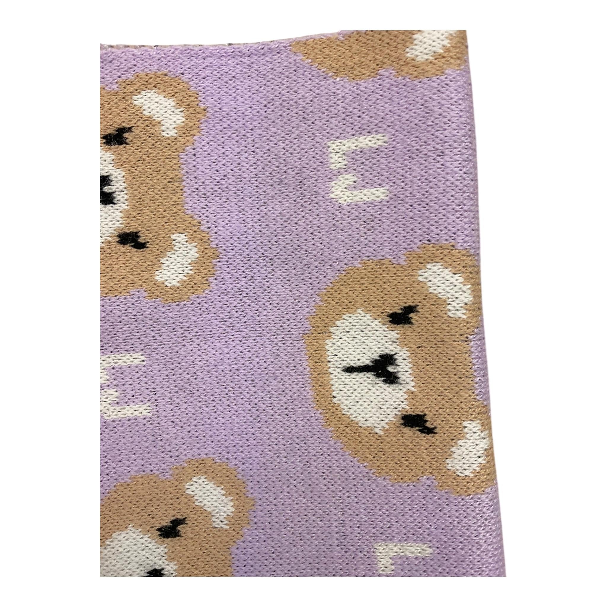 LIU JO set cappello sciarpa tinta unita con orsi Lilla per Bambina HF4053JX LILLA LIU JO 