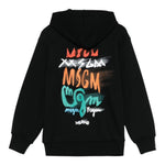 Msgm Felpa con Zip E Cappuccio Tinta Unita per Bambino S5MSJBZH276 NERO MSGM 