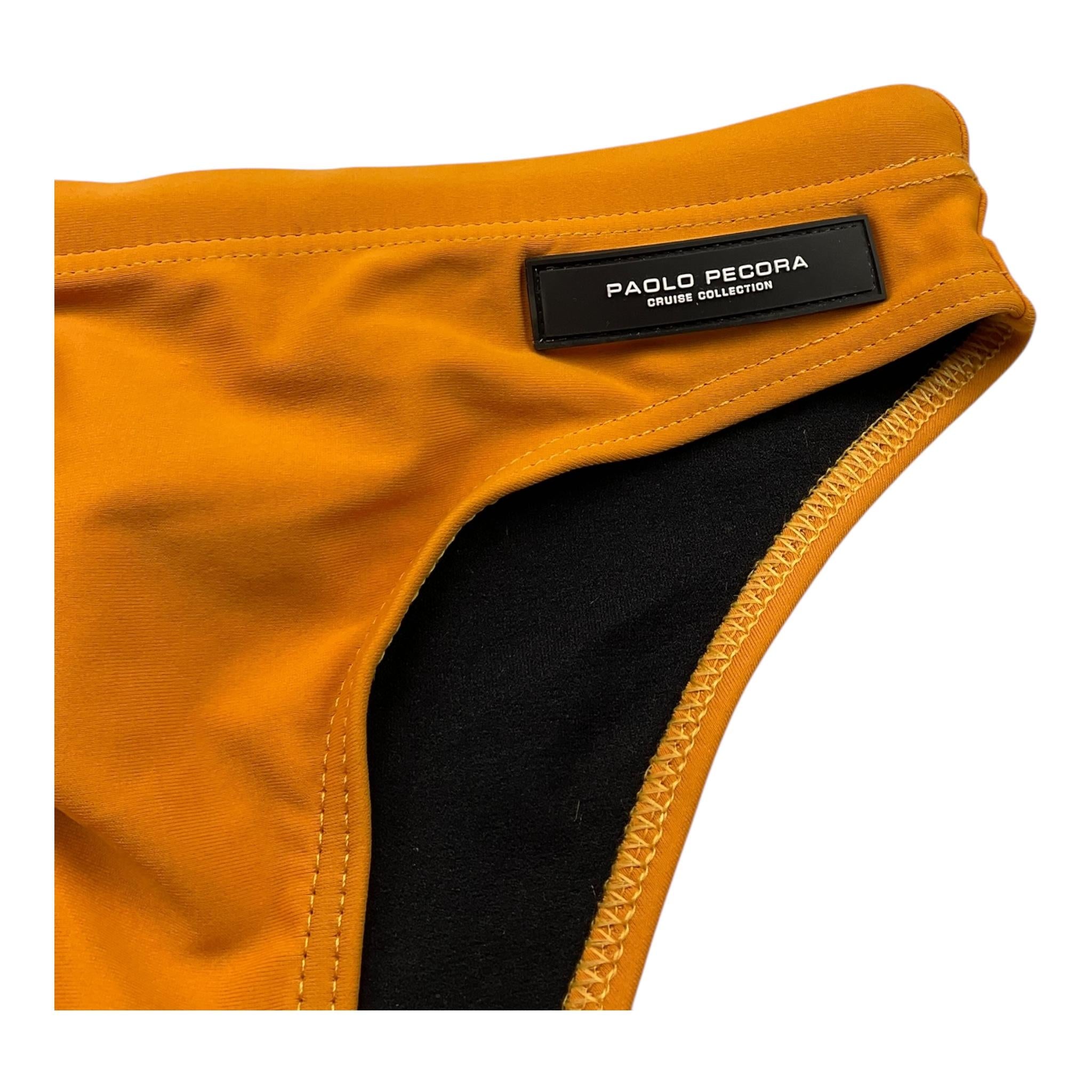 Paolo Pecora Costume Mutanda Tinta Unita per Bambino PP2003 ARANCIONE PAOLO PECORA 