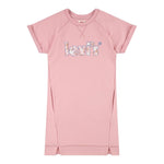 Levi'S Abito Tinta Unita Girocollo con Stampa per Bambina 4EH210 ROSA LEVI'S 