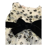 LIU JO abito giromanica tinta unita con tulle e fori Panna per Neonata KF4103XX PANNA LIU JO 