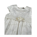 Chicchi Volanti Abito Mezza Manica tinta unita Bianco per Bambina CTW06 BIANCO CHICCHI VOLANTI 