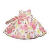 Marta Y Paula Abito Tinta Unita con Fantasia Fiori per Bambina 62ORQUIDEA BIANCO MARTA Y PAULA 