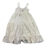 Please Abito Bretelline Tinta Unita per Bambina ABB6080G72 BEIGE PLEASE 