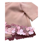 Fun & Fun Camicia Mezza Manica Tinta Unita Paillettes per Bambina FCJTRP01065 ROSA FUN & FUN 