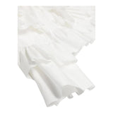 ELISABETTA FRANCHI camicia tinta unita con balze Bianco per Bambina EFCA208 BIANCO ELISABETTA FRANCHI 