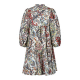 ETRO abito tinta unita con fantasia Panna per Bambina GV1B20 PANNA ETRO 