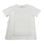 Move T-Shirt Tinta Unita Girocollo con Stampa per Bambino BANDANAPATCH BIANCO MOVE 