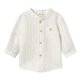Mayoral Camicia tinta unita con Fantasia A Righe Panna per Neonato 11033X PANNA MAYORAL 