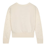 Michael Kors Cardigan Tinta Unita con Applicazioni per Bambina R30280 PANNA MICHAEL KORS 