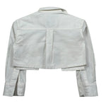 Dusty Color Camicia Manica Lunga Tinta Unita per Neonata DJWS5014CAN PANNA DUSTY COLOR 