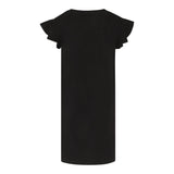 John Richmond Abito Tinta Unita con Stampa per Bambina RGP25159VE NERO JOHN RICHMOND 