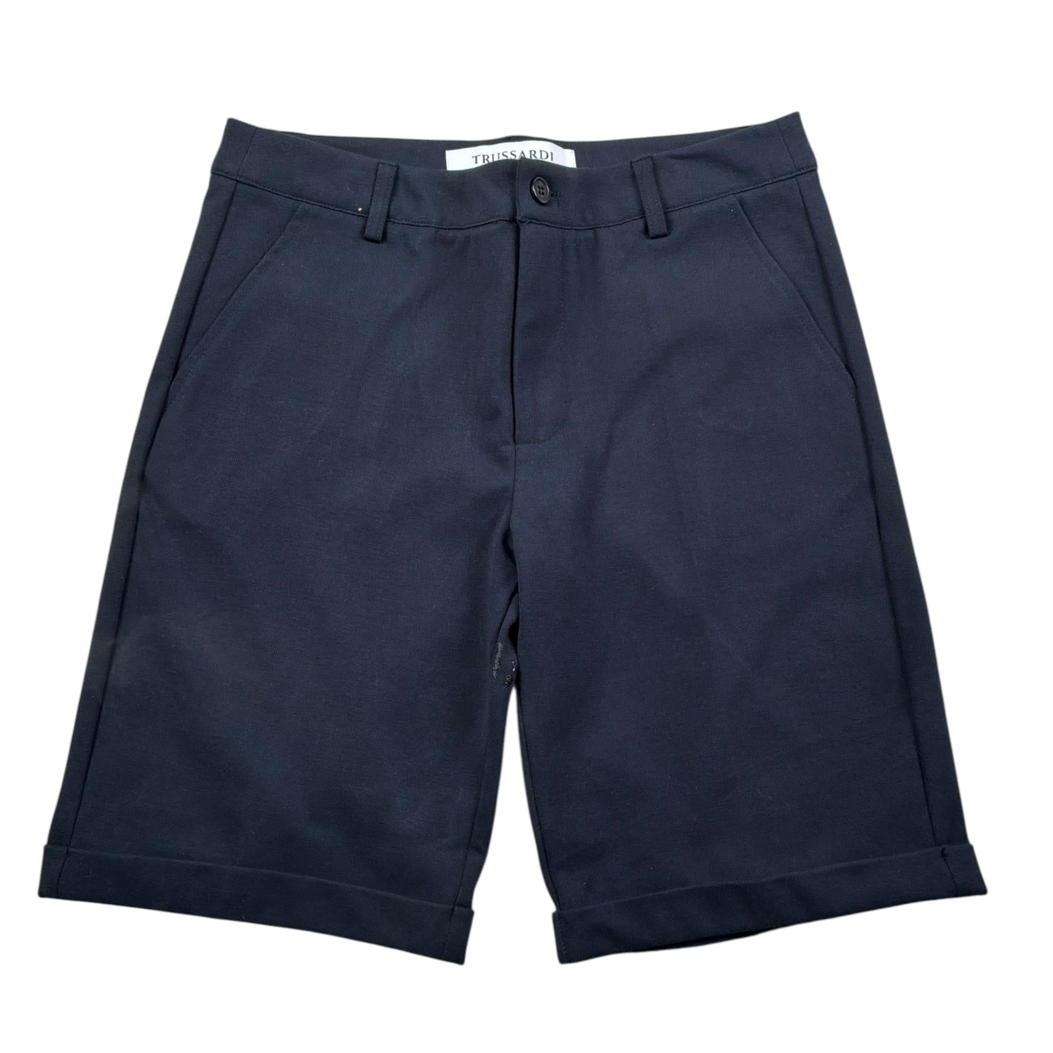 Trussardi Bermuda Tinta Unita con Girovita Regolabile per Bambino TBP25028BE BLU TRUSSARDI 