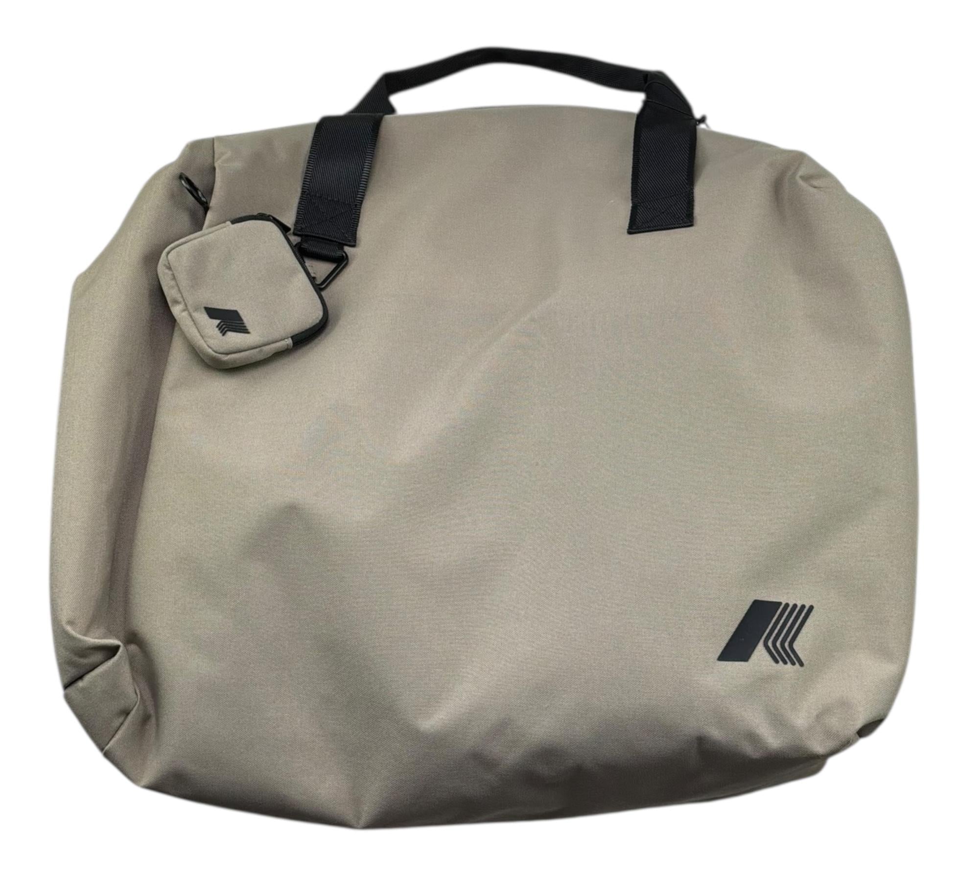 K-Way Borsa Tinta Unita con Logo per Bambina K4136RW VERDE K-WAY 