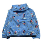 K-Way Giubbino Stampa Fantasia con Loghi per Bambina K2148SWX AZZURRO K-WAY 