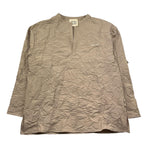 Dou Dou Camicia Tinta Unita Manica Lunga per Bambina DW5P20 FANGO DOU DOU 