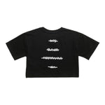 Blauer T-Shirt Girocollo Tinta Unita con Stampa per Neonata 25SBLGH02550XN NERO BLAUER 