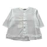 Zero Ampere Camicia Manica Lunga Tinta Unita per Neonato DUBLINO BIANCO ZERO AMPERE 