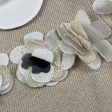 Le Coconne Pagliaccetto Tinta Unita con Applicazioni per Neonata LCN2449 BEIGE LE COCONNE 