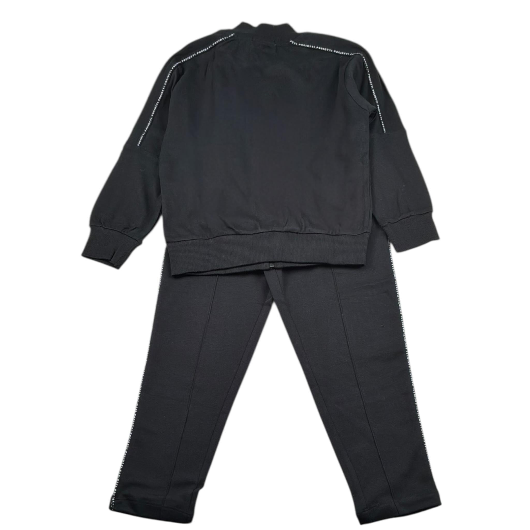 Cesare Paciotti Completo 2 Pezzi Felpa-Pantalone Tinta Unita per Bambino COMP5109J NERO CESARE PACIOTTI 
